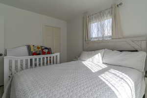 Bedroom featuring a closet