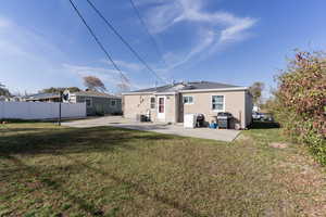 Back of house featuring a patio