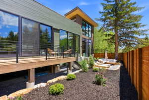 Modern architectural design featuring expansive glass panels