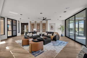 Lobby with expansive windows