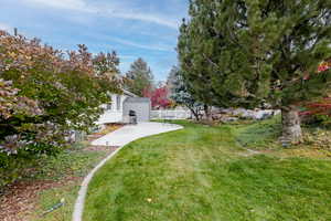 View of yard featuring a patio area