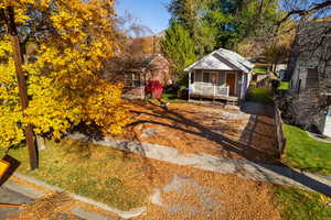 View of front of home with covered porch
