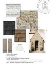 View of marketing collateral with multiple images