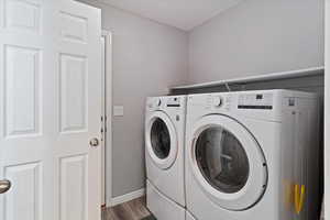 Dedicated laundry room
