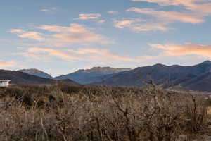 View of mountain background