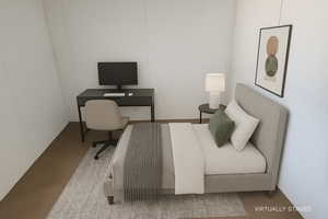Bedroom featuring a desk