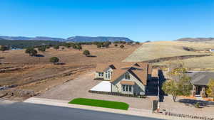Mountain view featuring rural landscape