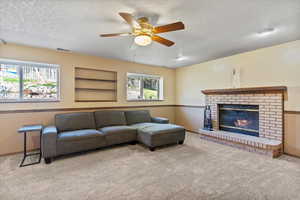 BRAND NEW carpet in family room, bedrooms and stairs, plus cozy fireplace!