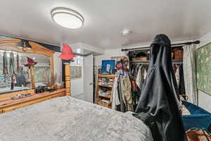 Bedroom with a closet