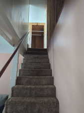 View of stairs