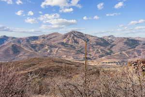 View of mountain backdrop