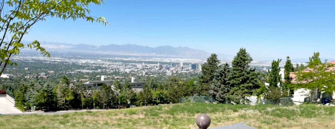 View of mountain background