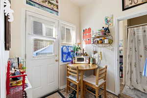 Dining room featuring baseboards