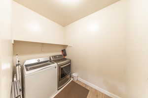 main level aundry area