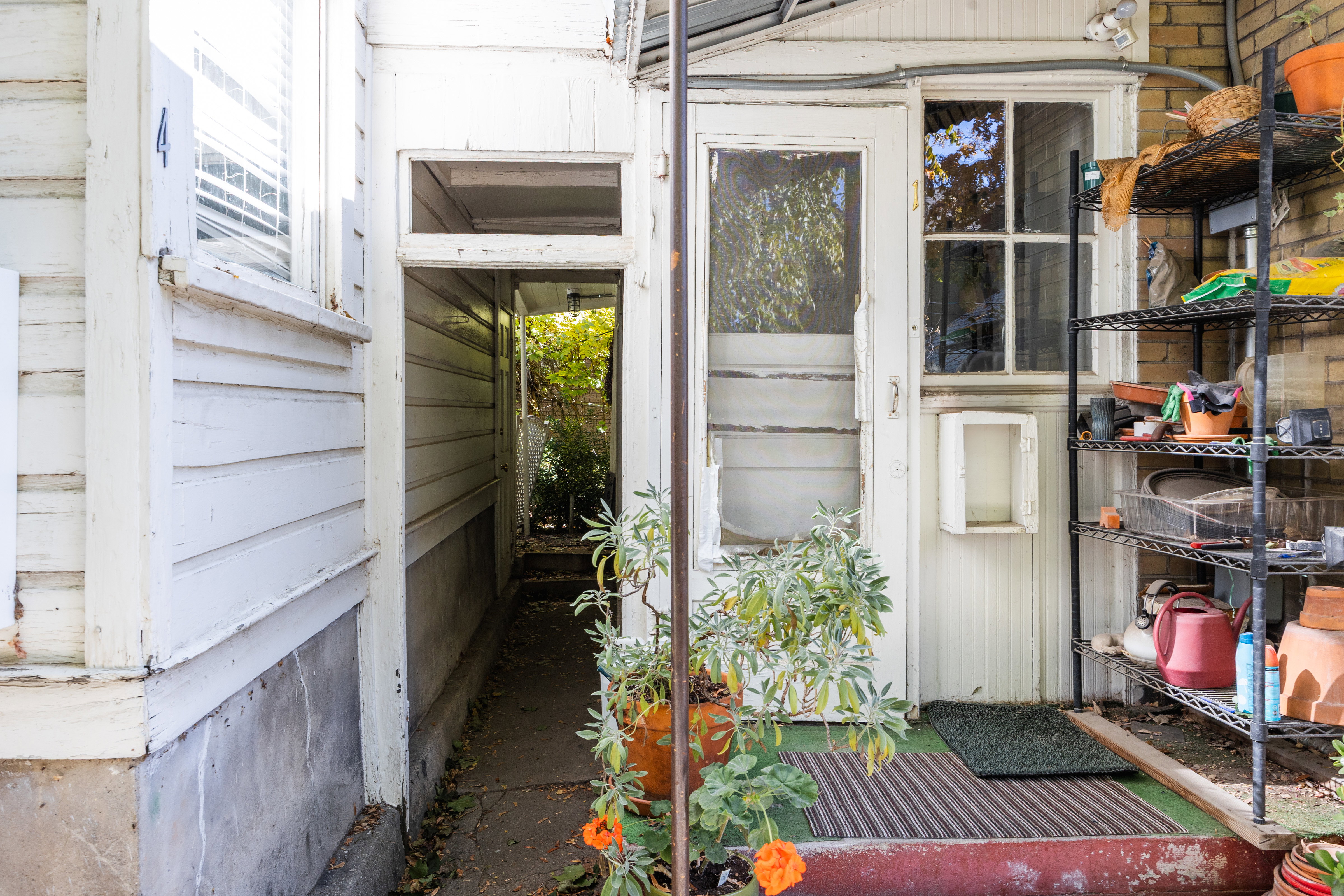 Doorway to property