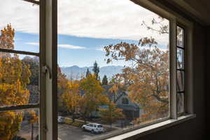 View of mountain background