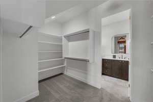 Bedroom walk in closet and ensuite bath