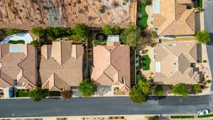 Aerial view of property's location