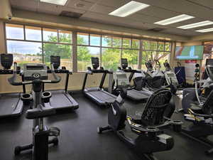 Workout area at the clubhouse