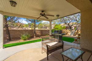 Expanded covered patio