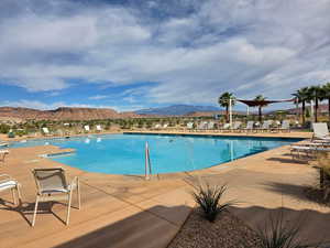 Exterior pool at clubhouse