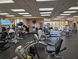 Gym in clubhouse