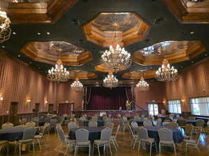 Ballroom dining area in the clubhouse