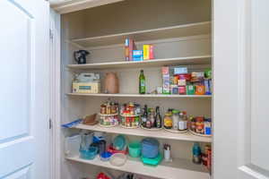 View of storage area