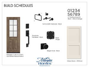 View of miscellaneous listing collateral