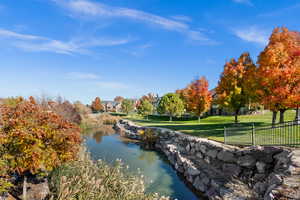 View of property's community featuring a water view