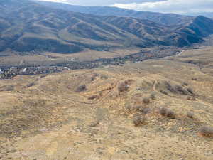 View of mountain background