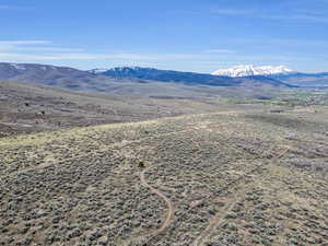 View of mountain background