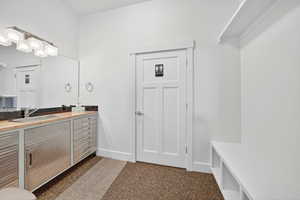 Full Bathroom in Detached Garage