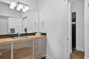 Bathroom in Detached Garage
