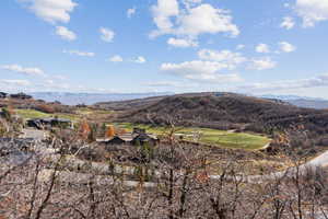 View of mountain background