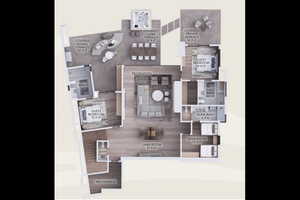View of floor plan / room layout