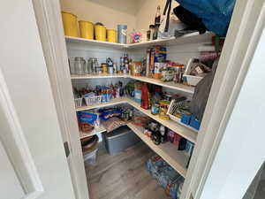 View of storage area