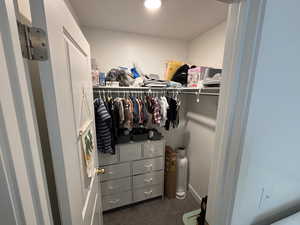 View of spacious closet