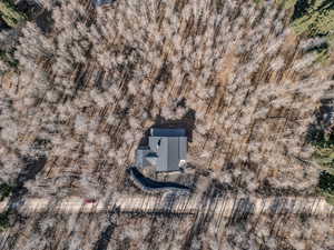 View from above of property