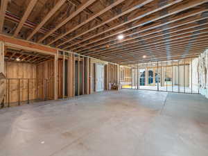 View of walkout basement