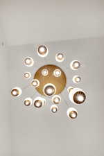 Detailed view of recessed lighting