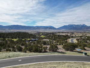 View of mountain backdrop