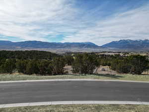 View of mountain background