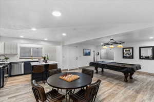 Full second kitchen, with basement entrance