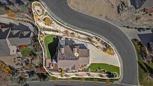 Aerial overview of property's location