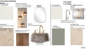 View of marketing collateral with multiple images