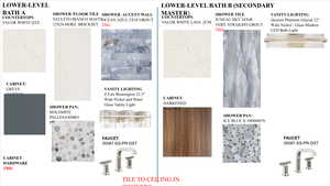 View of marketing collateral with multiple images