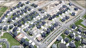 Aerial overview of property's location