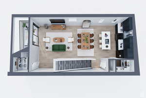 View of floor plan / room layout