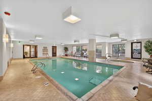 View of indoor pool